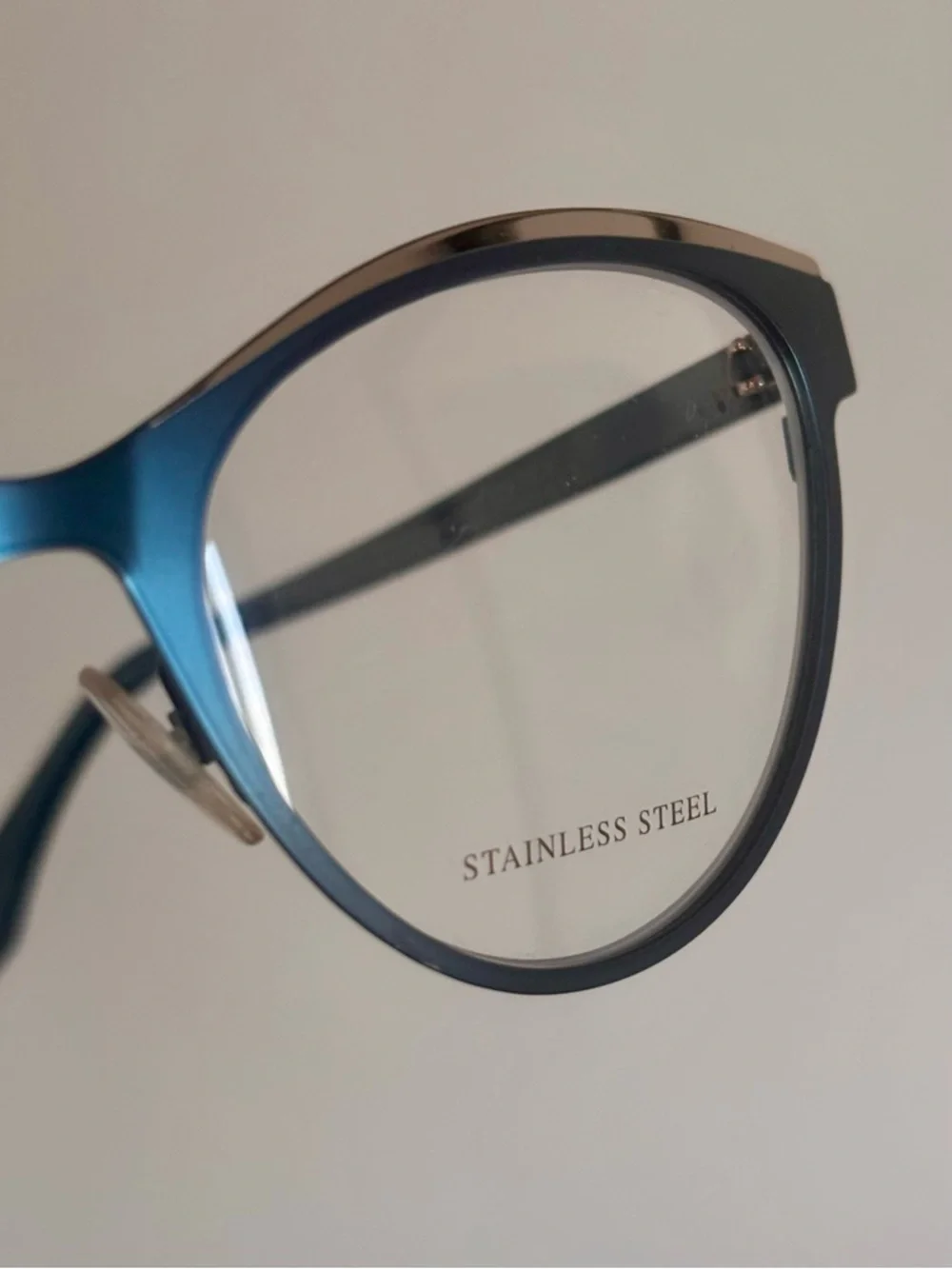 FENDI FF 0278 ZI9 Cat-Eye Eyeglasses – Teal Blue Italian Designer Frames NWOT